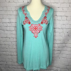 LILLY PULITZER LONG SLEEVE APRIL SWEATER EUC